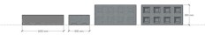 Betonový blok ABN12R 1600x800x400 mm (3)